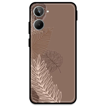 Brown Leaves - Armor Case For Realme Models Realme 10 4G