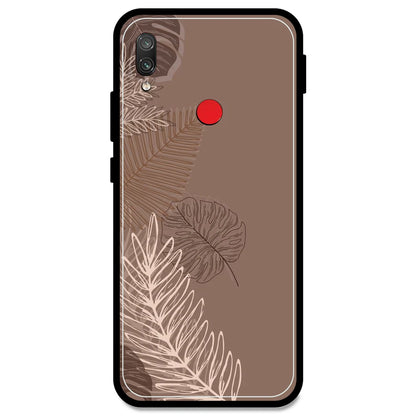 Brown Leaves - Armor Case For Redmi Models Redmi Note 7