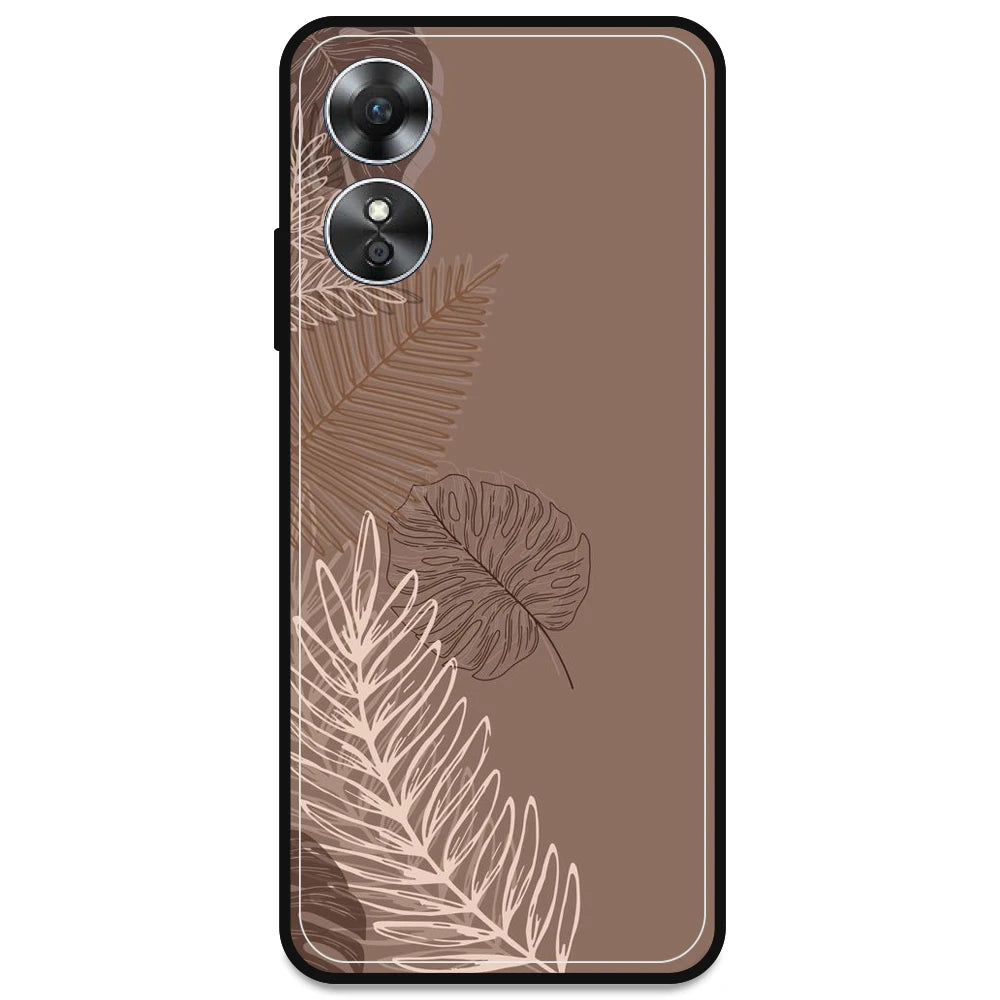 Brown Leaves - Armor Case For Oppo Models Oppo A17