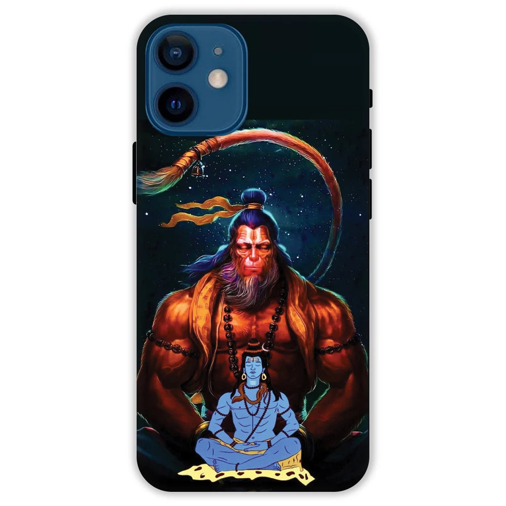 Lord Shiva & Lord Hanuman Hard Case Apple Iphone 12 mini