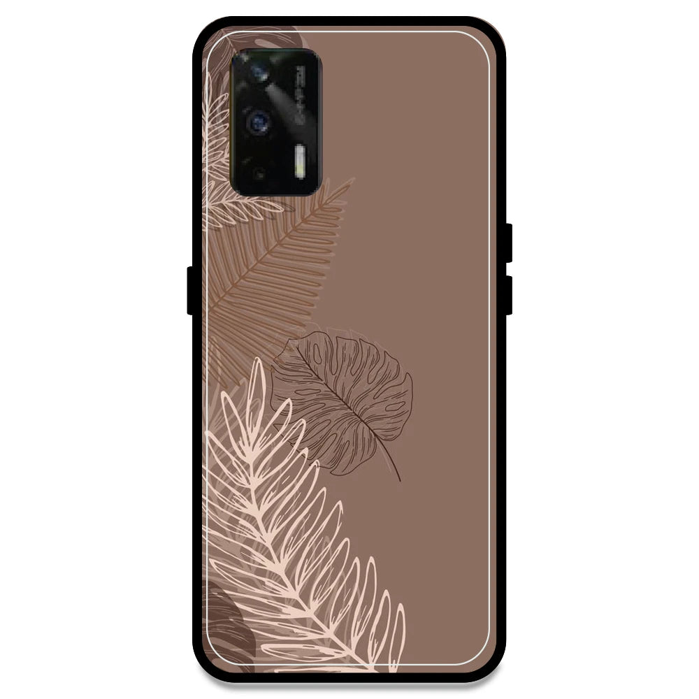 Brown Leaves - Armor Case For Realme Models Realme GT