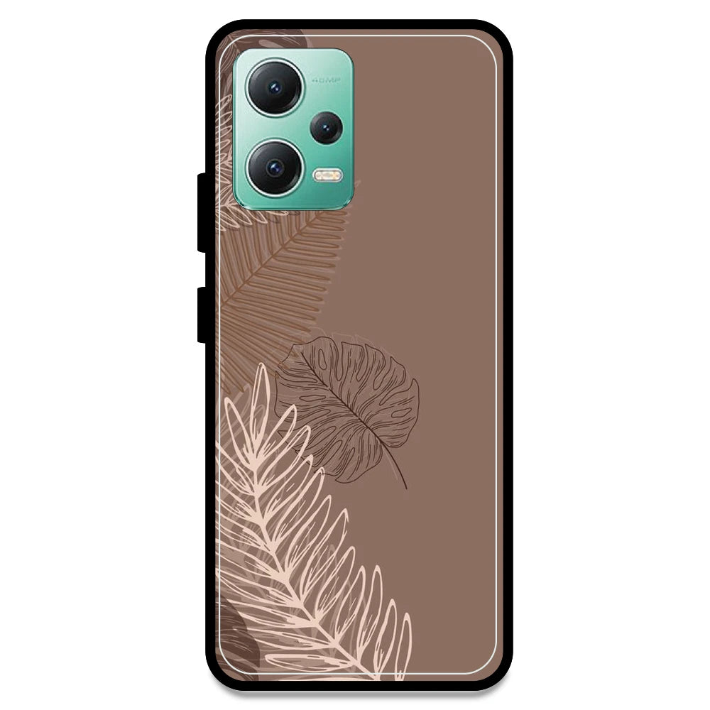 Brown Leaves - Armor Case For Redmi Models Redmi Note 12