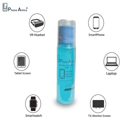 Mobile Screen Cleaning Gel With Microfiber Cloth- Aqua Breeze