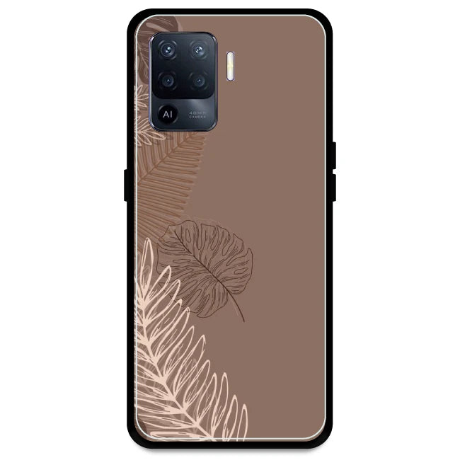 Brown Leaves - Armor Case For Oppo Models Oppo A94