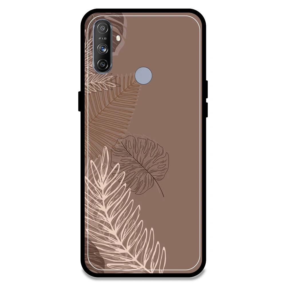 Brown Leaves - Armor Case For Realme Models Realme Narzo 20A