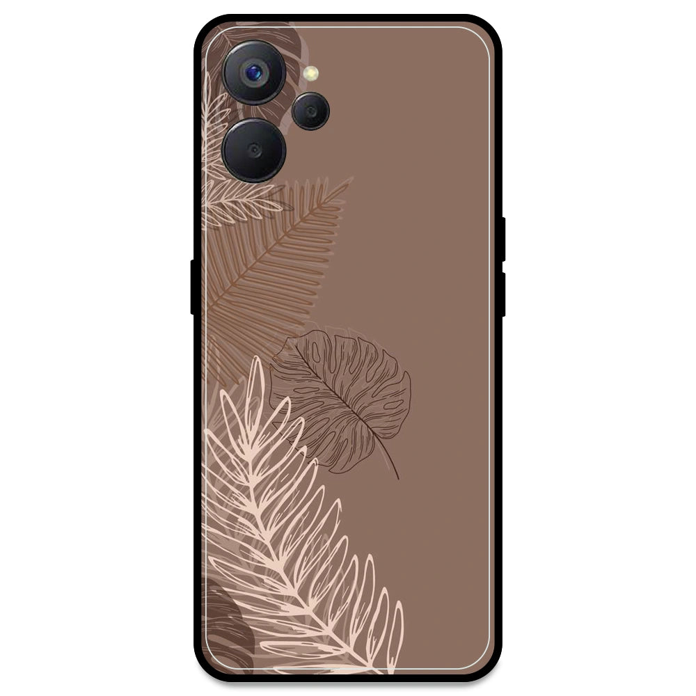 Brown Leaves - Armor Case For Realme Models Realme 9i 5G