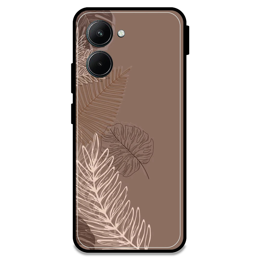 Brown Leaves - Armor Case For Realme Models Realme C33