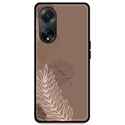 Brown Leaves - Armor Case For Oppo Models Oppo F23 5G