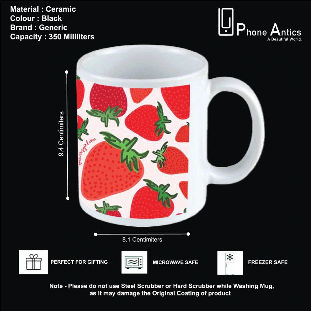 Strawberries - Mug infographic