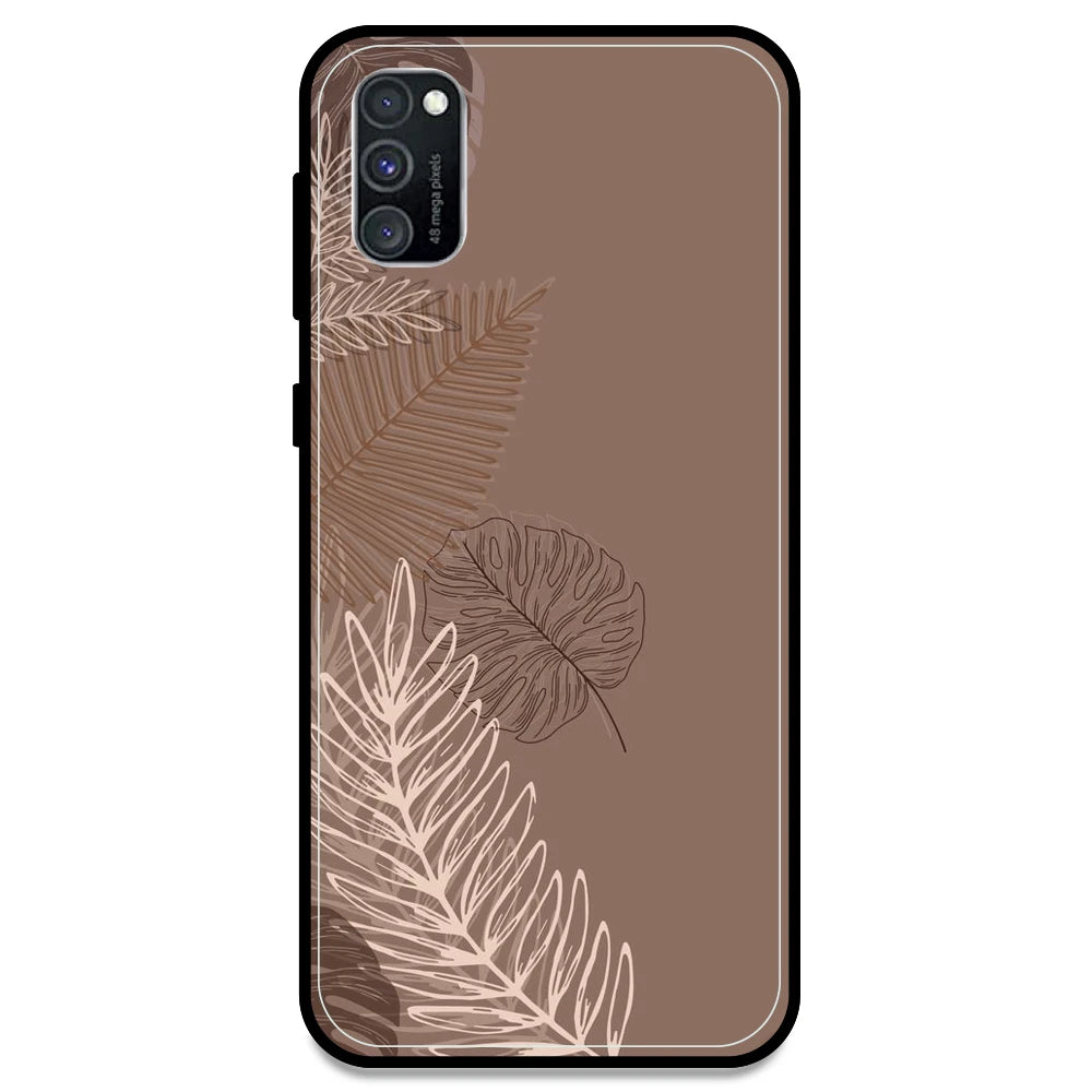 Brown Leaves - Armor Case For Samsung Models Samsung M30s