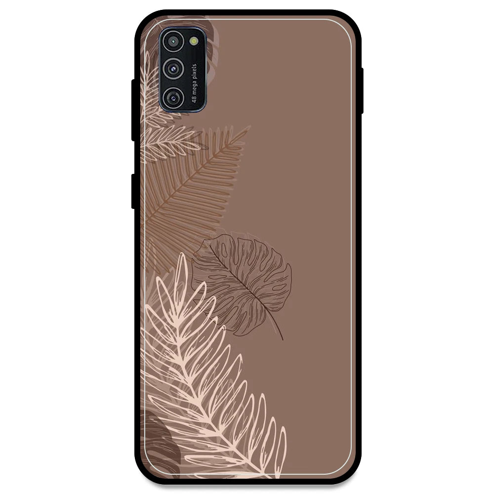 Brown Leaves - Armor Case For Samsung Models Samsung M21