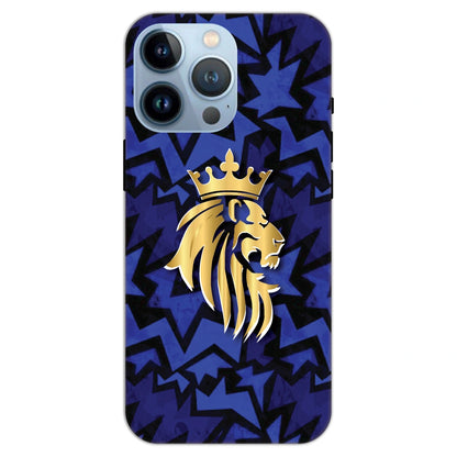 Gold Lion - 4D Acrylic Case For Apple iPhone Models 