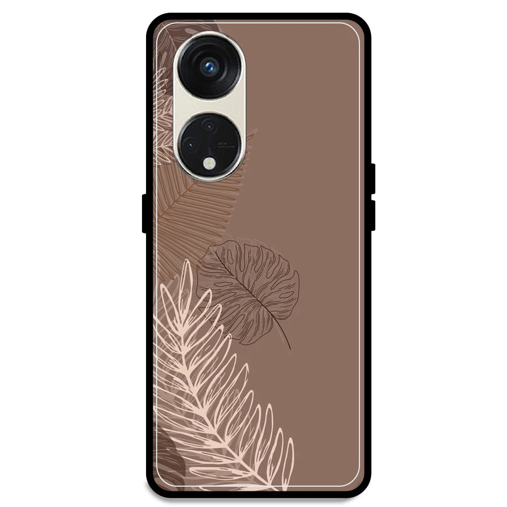 Brown Leaves - Armor Case For Oppo Models Oppo Reno 8T 5G