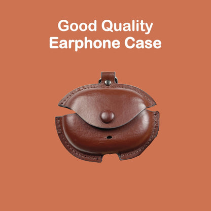 Dark Brown - Universal Earpod Pouch Infographic
