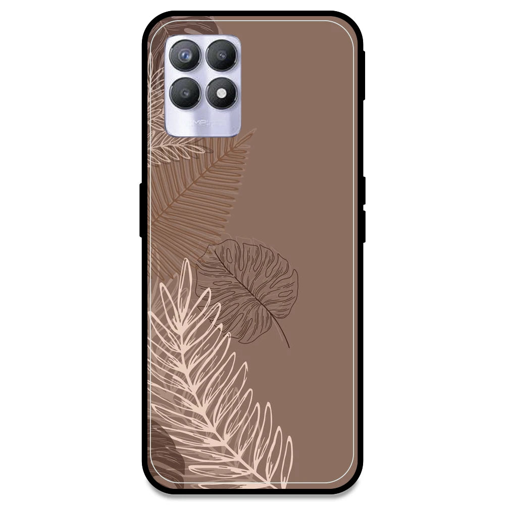 Brown Leaves - Armor Case For Realme Models Realme 8i