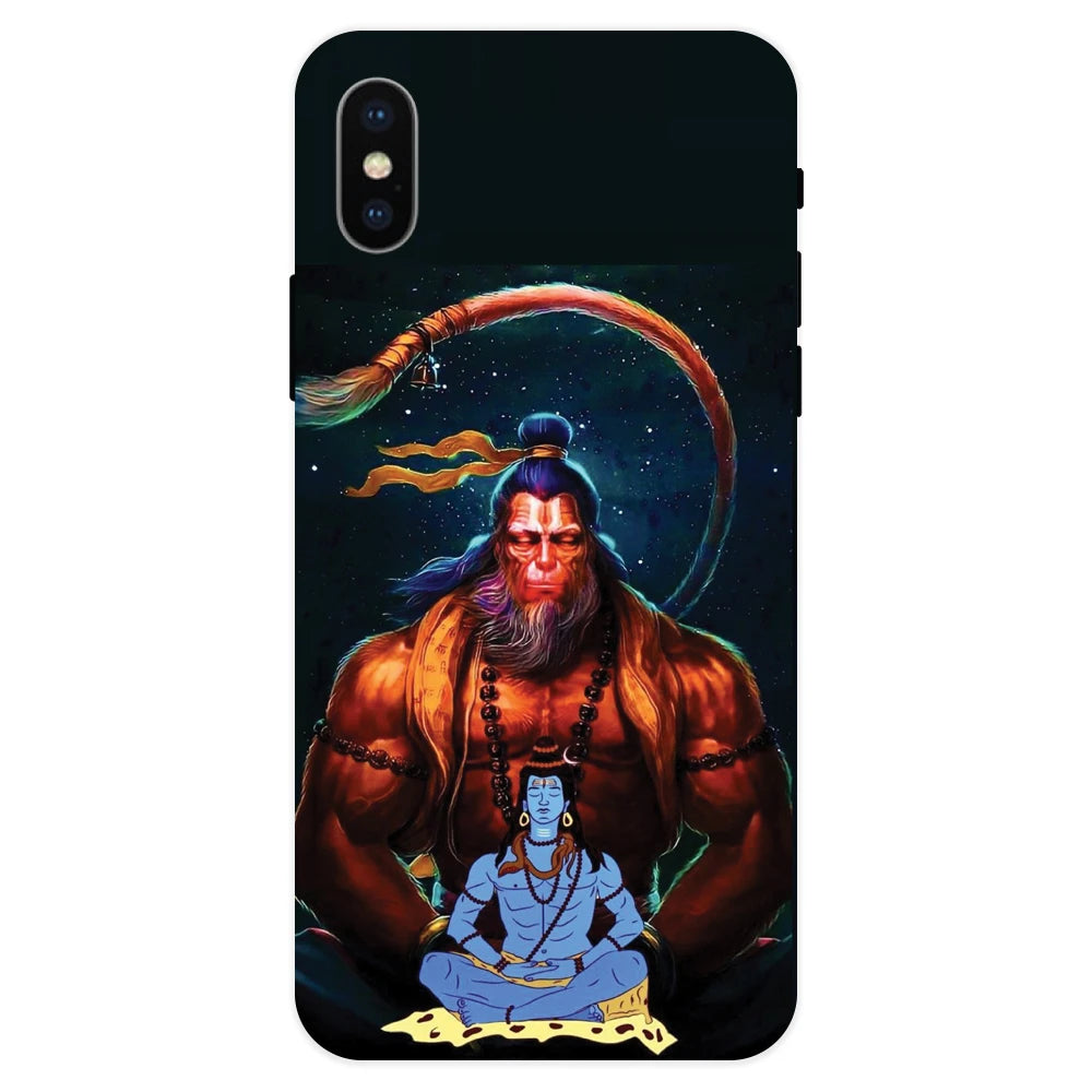 Lord Shiva & Lord Hanuman Hard Case Apple Iphone X