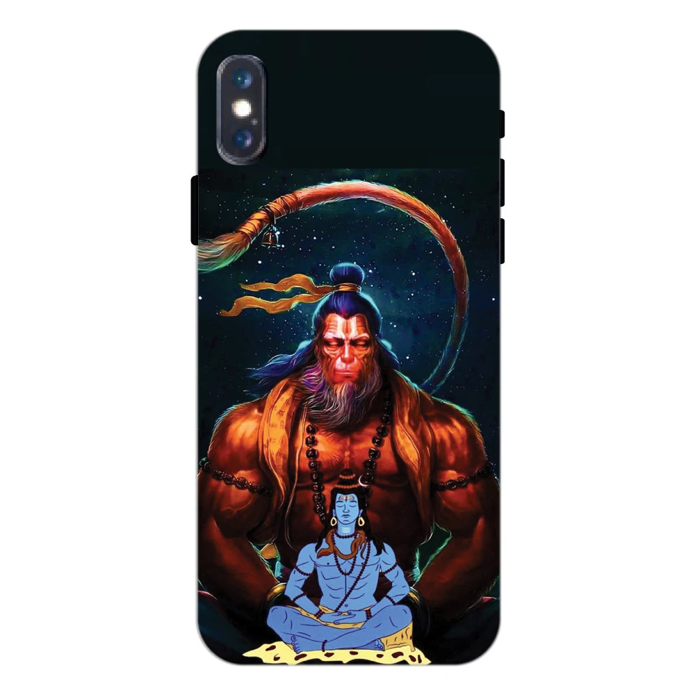 Lord Shiva & Lord Hanuman Hard Case Apple Iphone XS