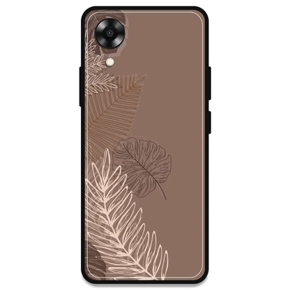 Brown Leaves - Armor Case For Oppo Models Oppo A17K