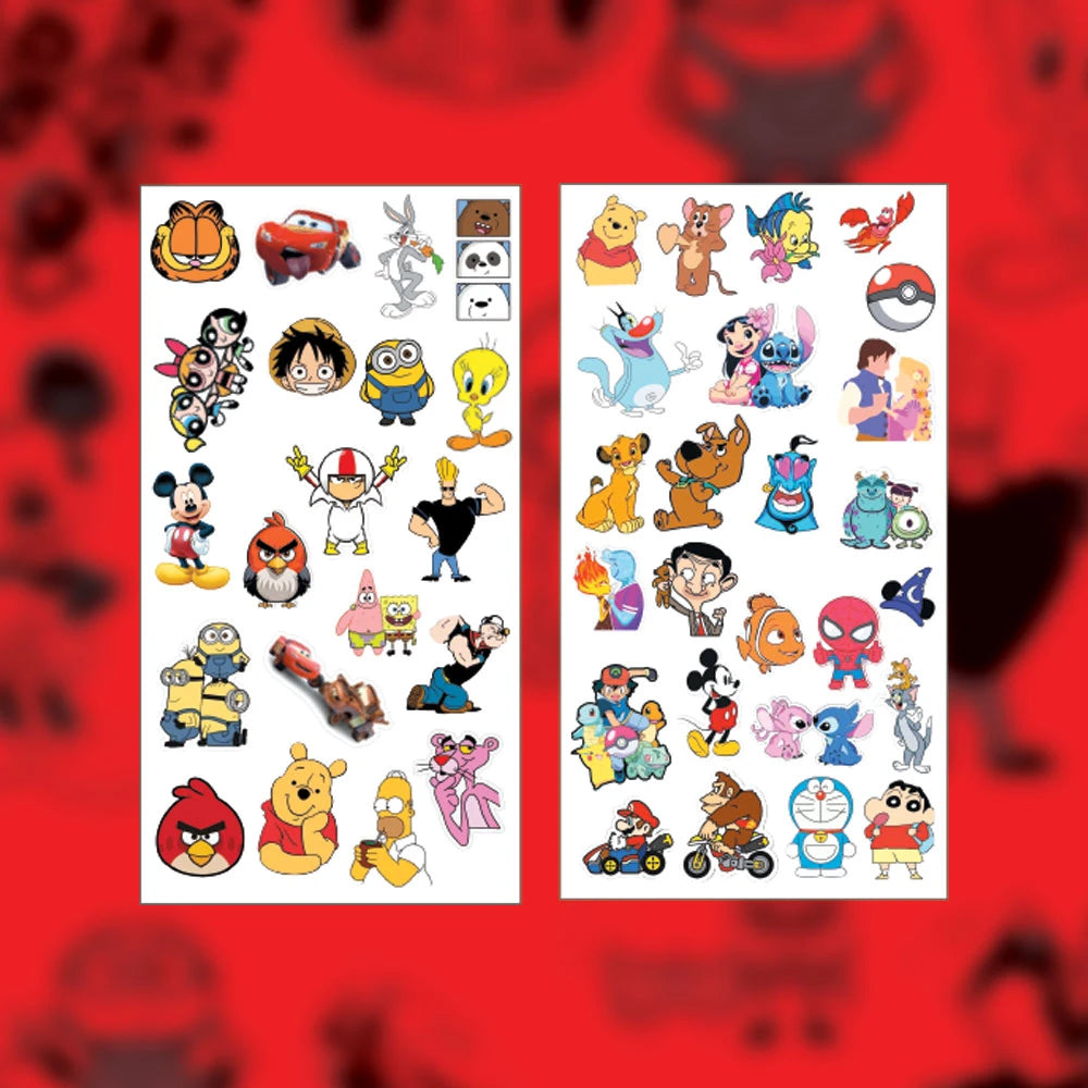 Cartoon Stickers Pack – 42+ Classic Cartoon Stickers