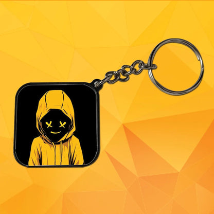 The Hood - Keychain With Black Border (Pack Of 2)