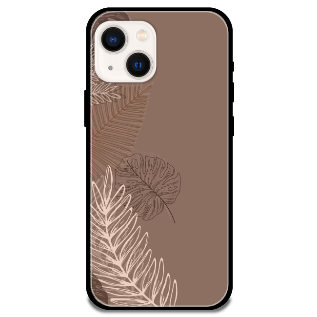 Brown Leaves - Armor Case For Apple iPhone Models Iphone 13