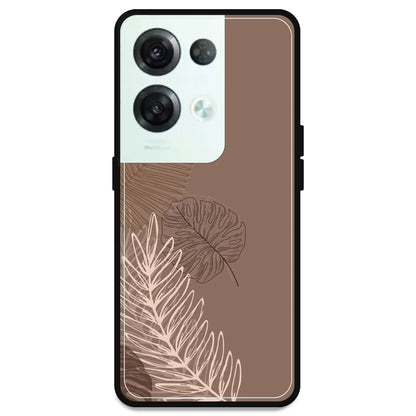 Brown Leaves - Armor Case For Oppo Models Oppo Reno 8 Pro 5G