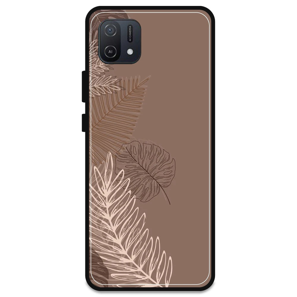 Brown Leaves - Armor Case For Oppo Models Oppo A16K