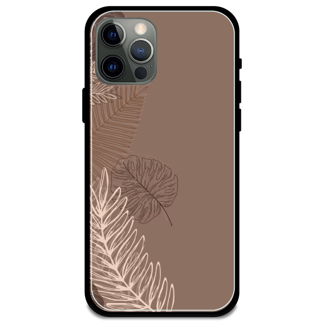 Brown Leaves - Armor Case For Apple iPhone Models Iphone 12 Pro