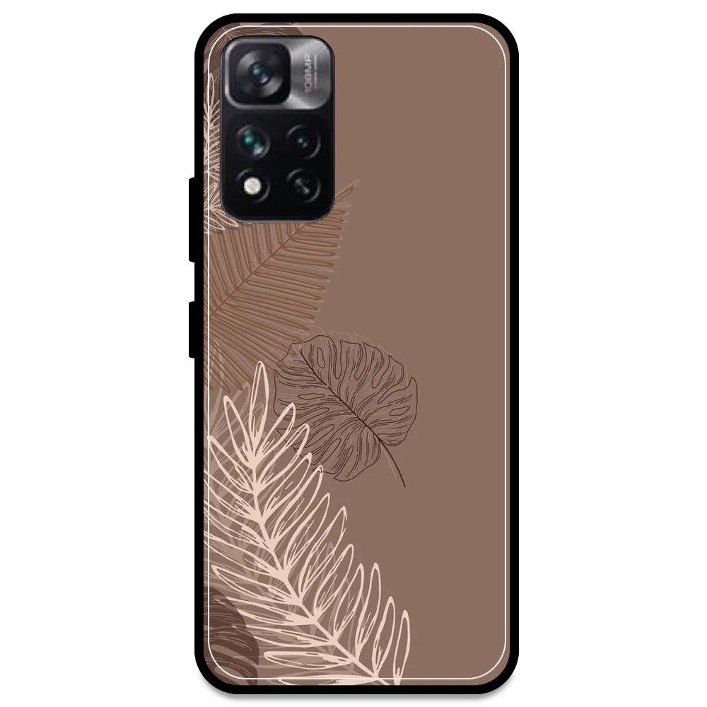 Brown Leaves - Armor Case For Redmi Models Redmi Note 11i