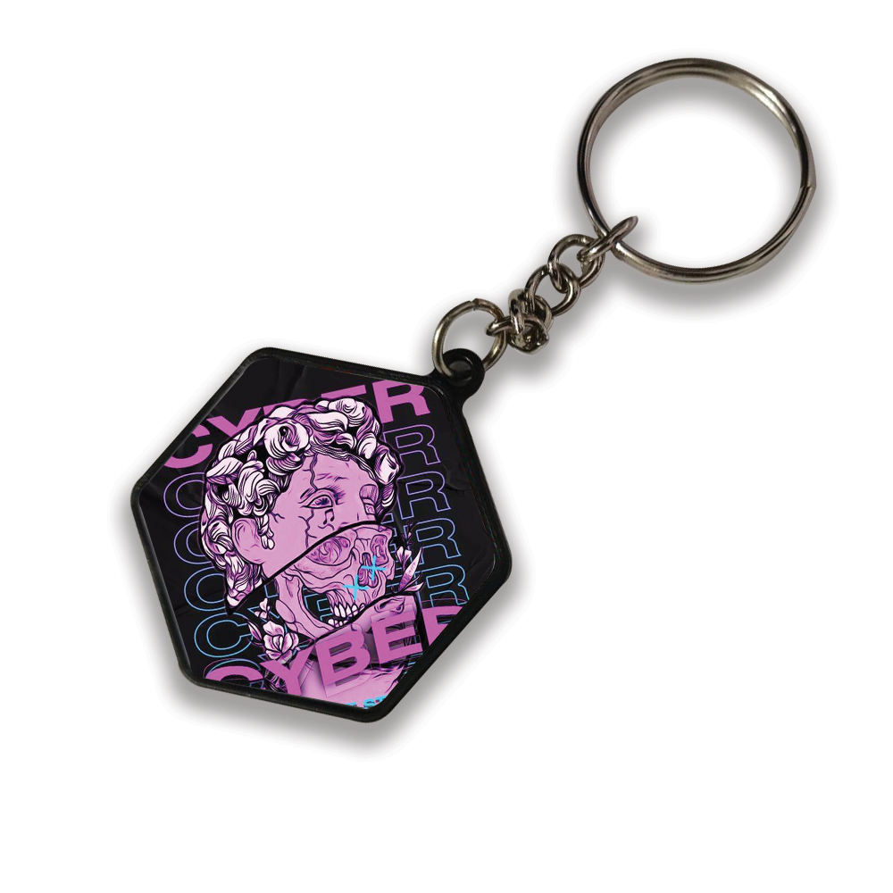 Cyber Street Style - Keychain HEXAGON