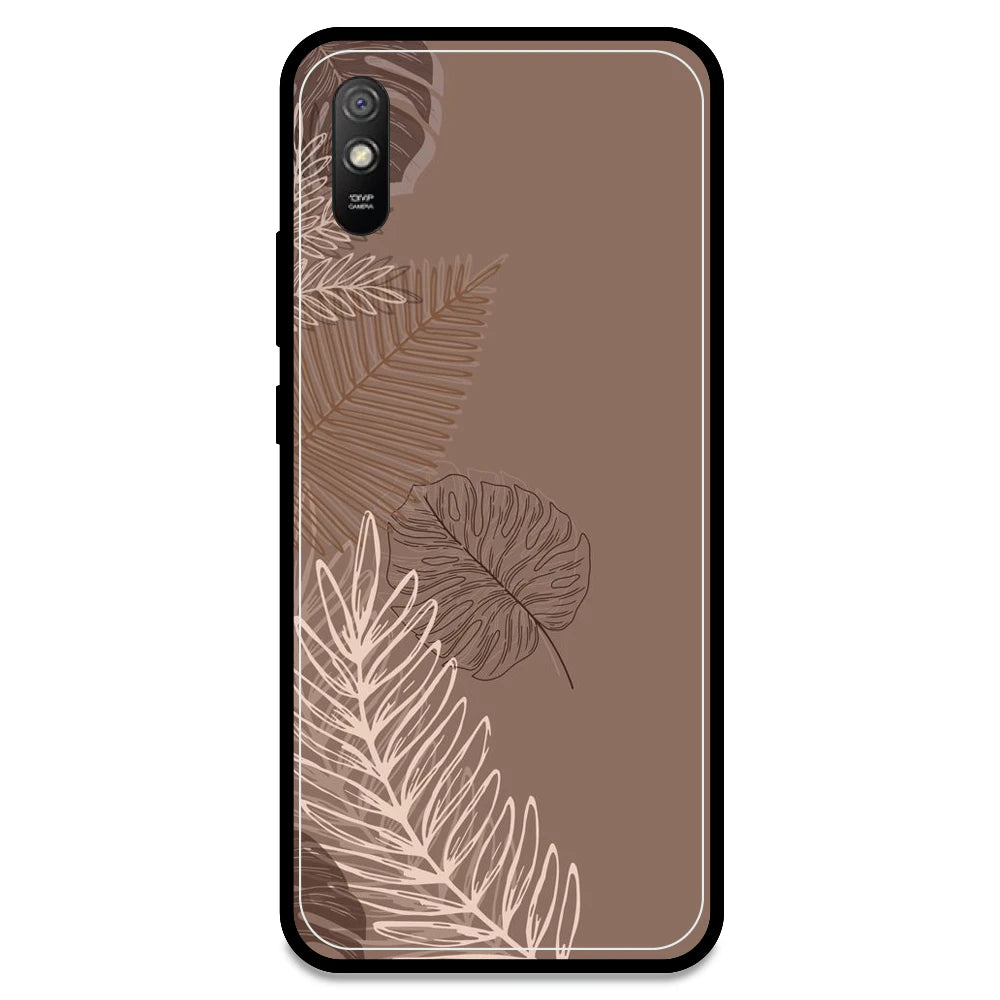Brown Leaves - Armor Case For Redmi Models Redmi Note 9A