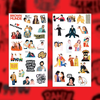 Bollywood Stickers Pack – 41 Indian Movie Stickers