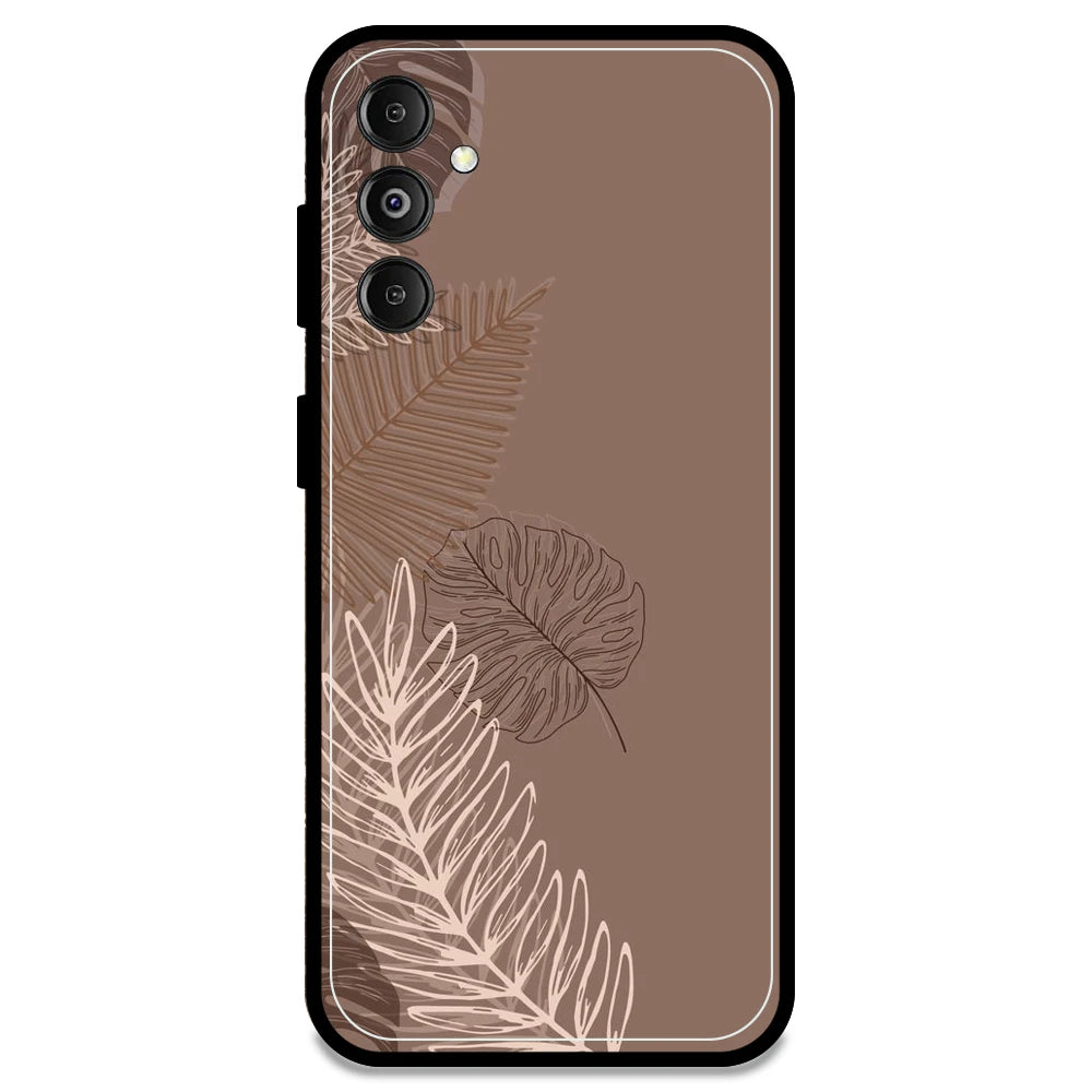 Brown Leaves - Armor Case For Samsung Models Samsung M14 5G