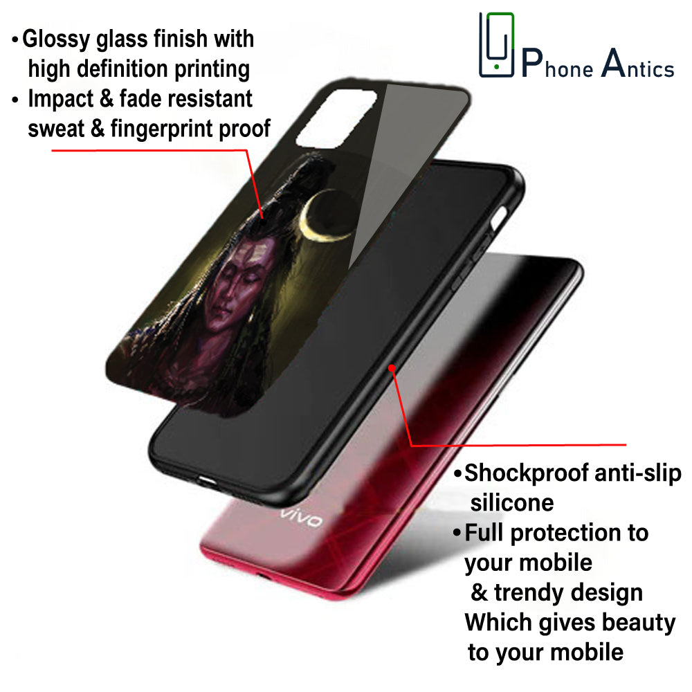Lord Shiva - Glass Case For Vivo Models infographic