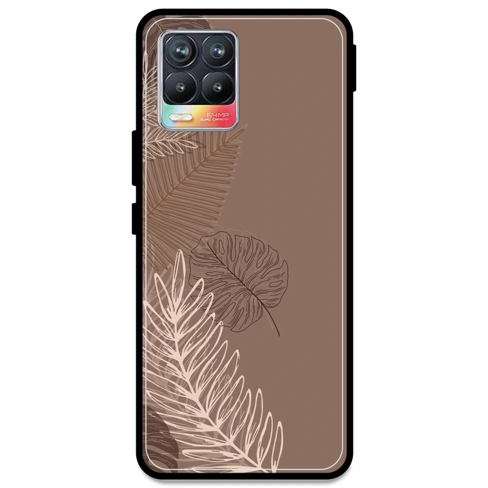 Brown Leaves - Armor Case For Realme Models Realme 8 4G