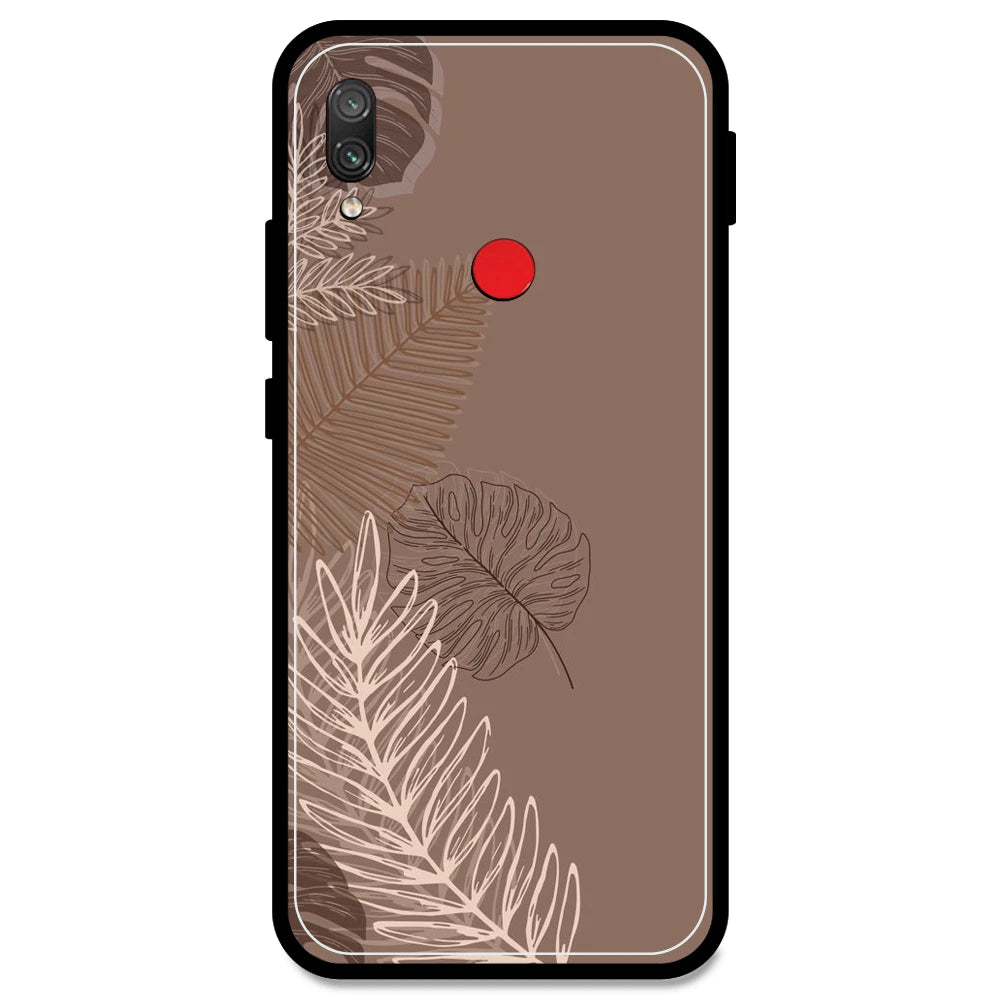 Brown Leaves - Armor Case For Redmi Models Redmi Note 7S