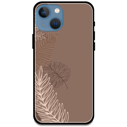 Brown Leaves - Armor Case For Apple iPhone Models Iphone 13 Mini