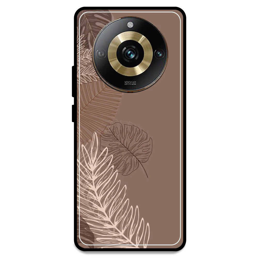 Brown Leaves - Armor Case For Realme Models Realme 11 Pro 5G