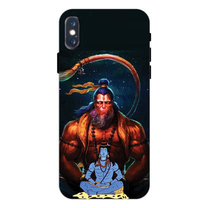 Lord Shiva & Lord Hanuman Hard Case Apple Iphone XS MAx