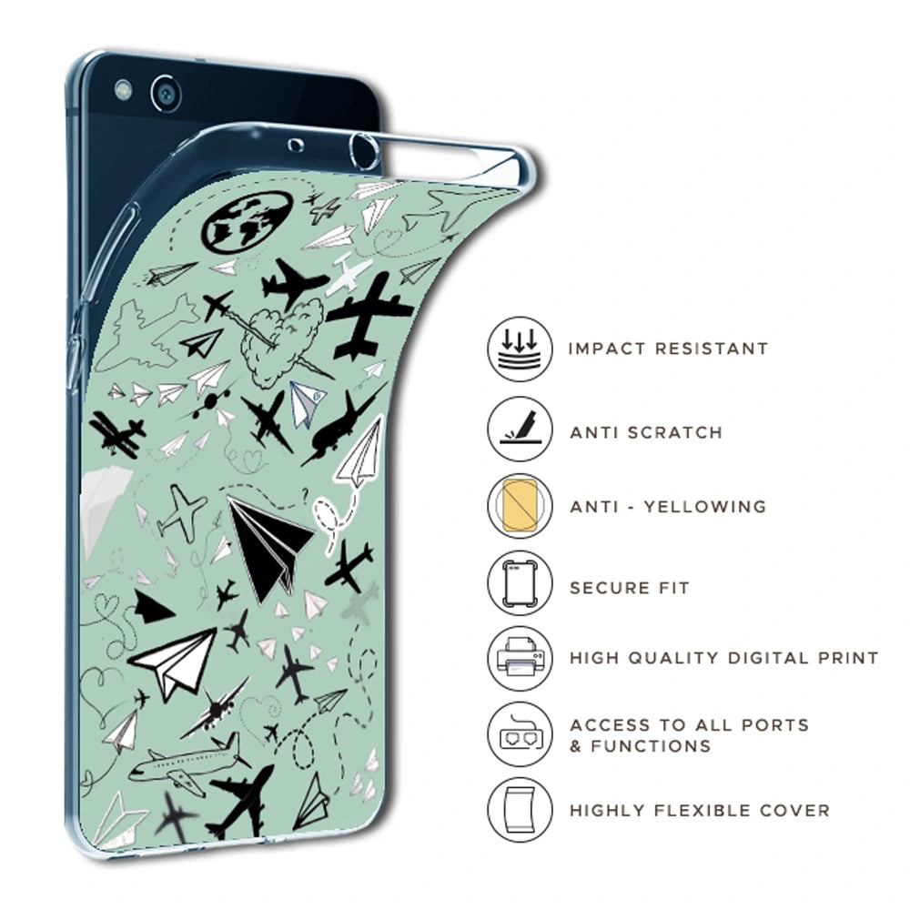 Planes - Silicone Case For Apple iPhone Models Case For Apple iPhone Models INFOGRAPHIC