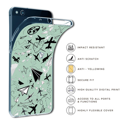 Planes - Silicone Case For Apple iPhone Models Case For Apple iPhone Models INFOGRAPHIC