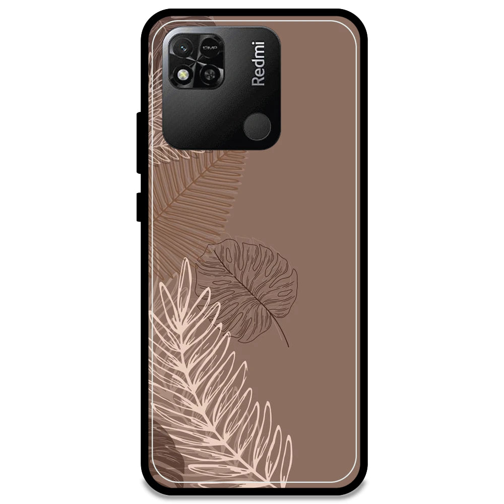 Brown Leaves - Armor Case For Redmi Models Redmi Note 10A