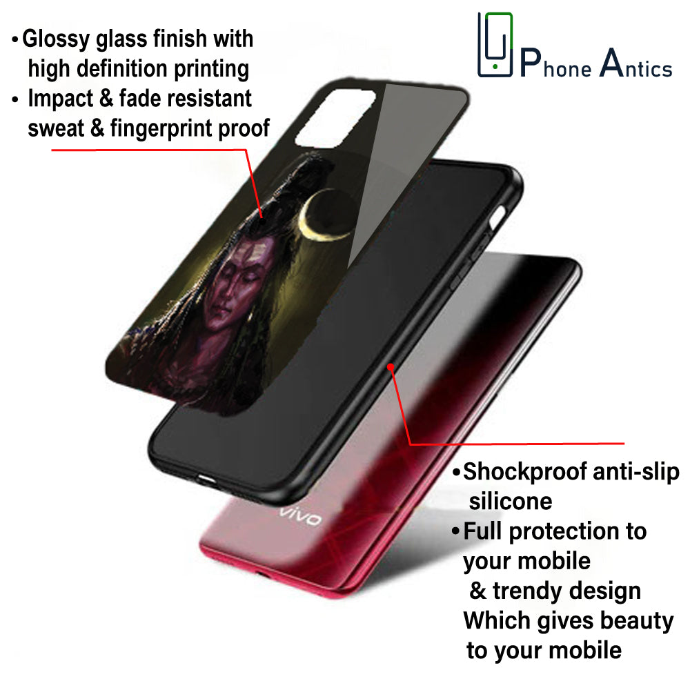 Lord Shiva - Glass Case For Samsung Models infographic