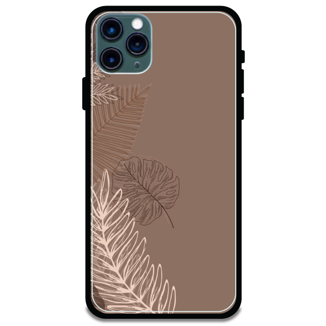 Brown Leaves - Armor Case For Apple iPhone Models Iphone 11 Pro