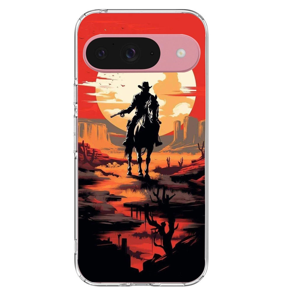 Cowboy - Printed Silicone Case For Google Pixel Infographic