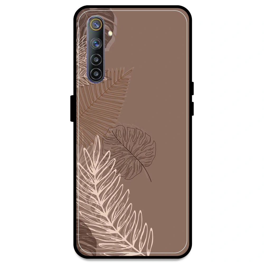 Brown Leaves - Armor Case For Realme Models Realme 6