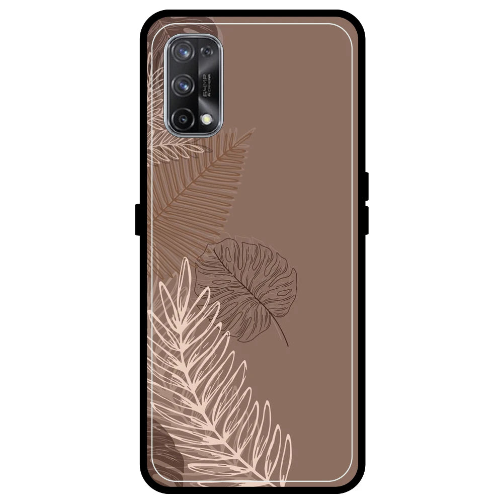 Brown Leaves - Armor Case For Realme Models Realme X7