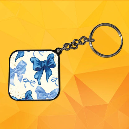 Bow - A Combo Of 4 Black Border Keychains