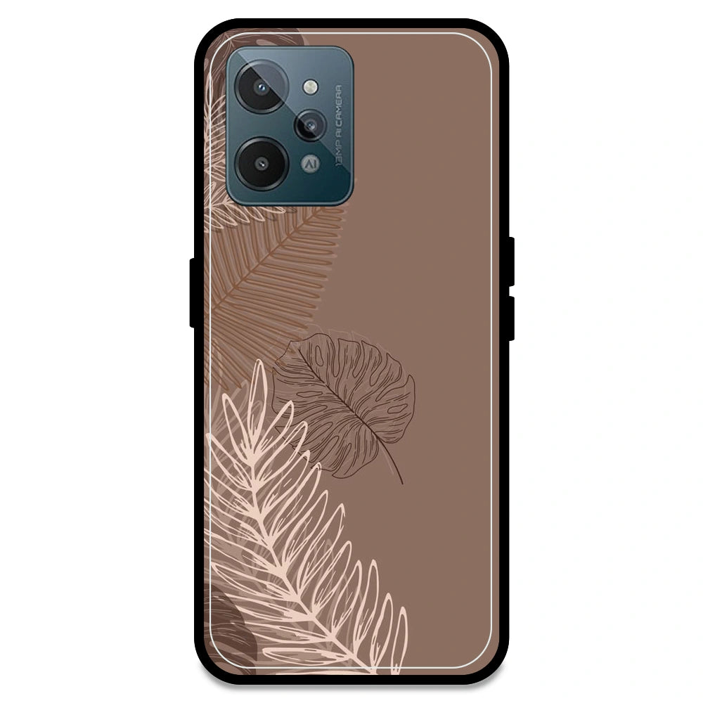 Brown Leaves - Armor Case For Realme Models Realme C31