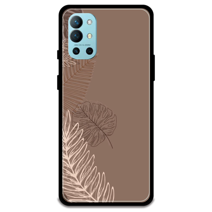 Brown Leaves Armor Case OnePlus 9R